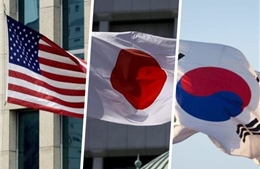 Mỹ - Nhật - Hàn cam kết phối hợp chặt chẽ về vấn đề Triều Tiên