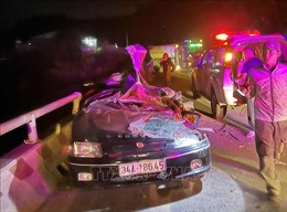 Tai nạn giao thông trên đèo Lò Xo, 4 người trong một gia đình gặp nạn