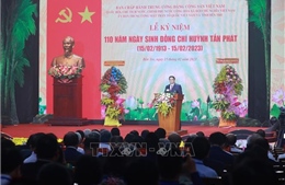 Thủ tướng dự Lễ kỷ niệm 110 năm ngày sinh đồng chí Huỳnh Tấn Phát
