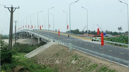 Thái Bình: Khởi công nhiều dự án và thông xe kỹ thuật Quốc lộ 37 - cầu sông Hóa