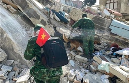 Đoàn cứu hộ của quân đội Việt Nam: Phát huy tinh thần quả cảm của bộ đội Cụ Hồ