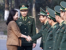 Quyền Chủ tịch nước Võ Thị Ánh Xuân thăm Học viện Biên phòng