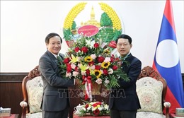 Đại sứ Việt Nam chúc Tết cổ truyền Boun Pi May năm 2023 của Lào