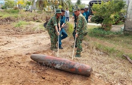 Trà Vinh: Xử lý an toàn quả bom  nặng khoảng 250 kg