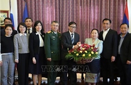 Đại sứ quán Việt Nam tại LB Nga chúc mừng Tết cổ truyền của Lào