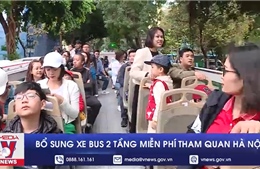 Bổ sung xe bus 2 tầng miễn phí tham quan Hà Nội