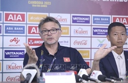 SEA Games 32: HLV Troussier hài lòng với chiến thắng của U22 Việt Nam
