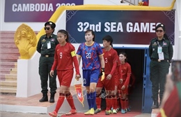 SEA Games 32: Bóng đá nữ Việt Nam nỗ lực tối đa cho trận cuối vòng bảng