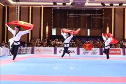 SEA Games 32: Taekwondo tiếp tục giành HCV cho thể thao Việt Nam