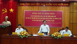 Phó Thủ tướng Lê Minh Khái: Tây Ninh cần tháo gỡ khó khăn, đẩy nhanh tốc độ tăng trưởng