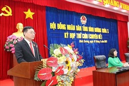 Ông Nguyễn Văn Lộc được bầu giữ chức Chủ tịch HĐND tỉnh Bình Dương
