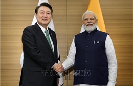Hội nghị thượng đỉnh G7: Hàn Quốc - Ấn Độ nhất trí thúc đẩy hợp tác quốc phòng, công nghệ cao