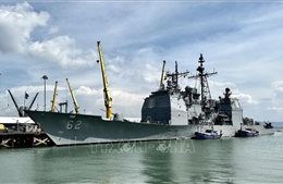 Đoàn tàu Hải quân Hoa Kỳ cập cảng Tiên Sa, bắt đầu thăm Đà Nẵng