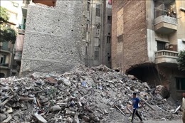 Sập nhà chung cư ở Cairo, ít nhất 9 người thiệt mạng
