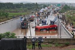 Hàn Quốc: Xác định trách nhiệm về vụ ngập lụt đường hầm khiến 14 người thiệt mạng