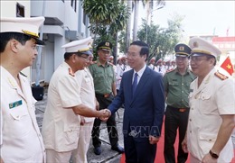 Chủ tịch nước Võ Văn Thưởng thăm Công an tỉnh An Giang