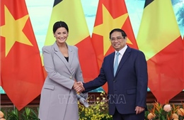 Thủ tướng Phạm Minh Chính hội kiến Chủ tịch Thượng viện Vương quốc Bỉ