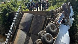 Lâm Đồng: Sập cầu Tà Năng 2, giao thông bị chia cắt