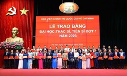 Học viện Chính trị quốc gia Hồ Chí Minh tổ chức Lễ trao bằng tốt nghiệp Đại học, Thạc sĩ, Tiến sĩ