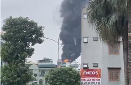 Lại xảy ra hỏa hoạn tại tòa nhà cao tầng ở quận Thanh Xuân, Hà Nội