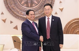 Thủ tướng tiếp Bí thư Đảng ủy Khu tự trị dân tộc Choang Quảng Tây, Trung Quốc