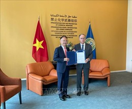 Việt Nam thúc đẩy hợp tác với Tổ chức Cấm Vũ khí hóa học