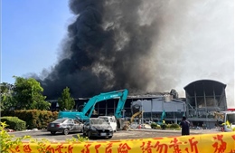 Cháy nổ tại nhà máy ở Đài Loan (Trung Quốc) khiến 10 người thiệt mạng và trăm người bị thương