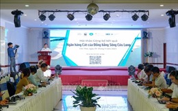 Công bố kết quả nghiên cứu Ngân hàng cát cho Đồng bằng sông Cửu Long