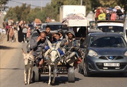 Quân đội Israel hối thúc người dân nhanh chóng rời khỏi Gaza