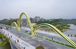 Điện Biên thông xe cầu Thanh Bình bắc qua sông Nậm Rốm