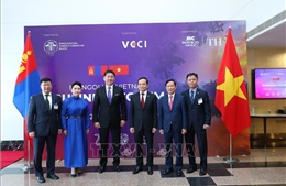 Tổng thống Mông Cổ Ukhnaagiin Khurelsukh dự Diễn đàn Doanh nghiệp Việt Nam - Mông Cổ