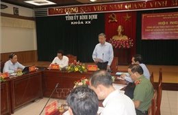 Công bố dự thảo Báo cáo kết quả kiểm tra về phòng, chống tham nhũng, tiêu cực tại Bình Định