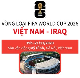 Vòng loại FIFA World Cup 2026: Việt Nam - Iraq