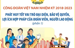 Nhiệm kỳ 2018-2023: Công đoàn Việt Nam phát huy tốt vai trò đại diện, bảo vệ quyền, lợi ích hợp pháp của đoàn viên, người lao động (phần 1)