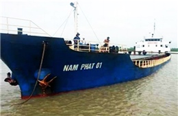 Nguy cơ ô nhiễm do tràn dầu từ tàu hàng bị chìm trên biển Quảng Nam