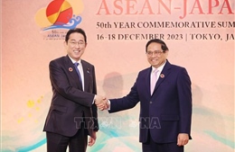 Thủ tướng Phạm Minh Chính gặp lãnh đạo các nước nhân Hội nghị kỷ niệm 50 năm quan hệ ASEAN - Nhật Bản