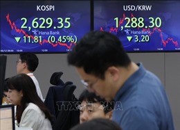 Các thị trường chứng khoán, hàng hóa châu Á cùng chịu sức ép