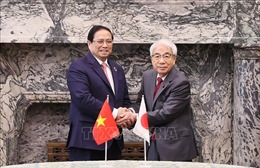 Thủ tướng Phạm Minh Chính gặp Chủ tịch Thượng viện Nhật Bản Otsuji Hidehisa