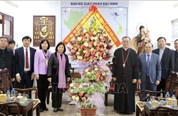 Thăm, chúc mừng Tòa Giám mục Bắc Ninh nhân dịp Lễ Giáng sinh 2023