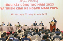 Thủ tướng Phạm Minh Chính dự Hội nghị tổng kết năm 2023 của ngành Giao thông vận tải