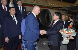 Chủ tịch Quốc hội Bulgaria Rossen Dimitrov Jeliazkov đến Hà Nội, bắt đầu chuyến thăm chính thức Việt Nam