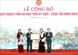 Phó Thủ tướng Trần Hồng Hà dự công bố Quy hoạch tỉnh Hà Nam