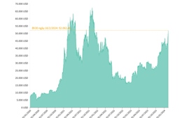 Bitcoin bứt phá vượt qua mốc 51.000 USD/BTC
