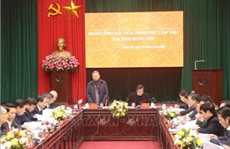 Bộ trưởng Bộ Công an Tô Lâm làm việc với tỉnh Hưng Yên