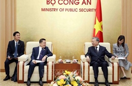 Bộ Công an hai nước Việt Nam - Lào thúc đẩy quan hệ hợp tác