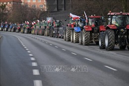 Ba Lan cấm nông dân biểu tình đưa máy kéo vào thủ đô