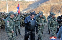 Ông Kim Jong-un chỉ đạo tập trận pháo binh ở tiền tuyến