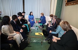 Phó Chủ tịch nước Võ Thị Ánh Xuân gặp lãnh đạo Thụy Sĩ, Latvia và tiếp Thị trưởng New York 