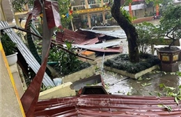 Mưa lớn, gió lốc gây tốc mái hơn 60 nhà dân ở Hà Giang