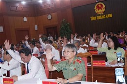 Miễn nhiệm chức danh Chủ tịch HĐND, Chủ tịch và Phó Chủ tịch UBND tỉnh Quảng Nam